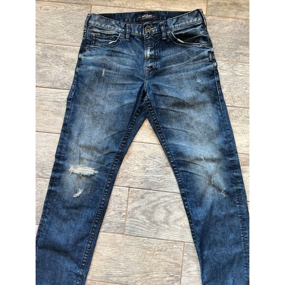 Silver Jeans Eddie mens 30 x 32 Western 30x32 Distressed Stretch Western‎ Jean - Picture 7 of 9